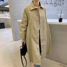 斗篷风衣外套女春 韩版 新款 chic宽松显瘦中长款 店 佳哥 2019春装