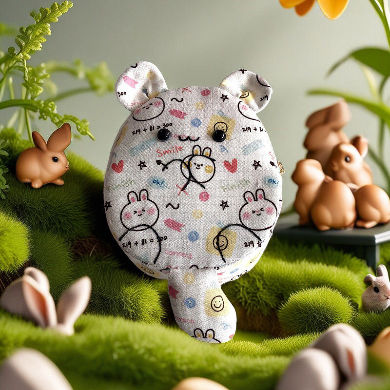 133号4028韩版卡通硬币零钱包少女心百搭便携式迷你耳机包钥匙包