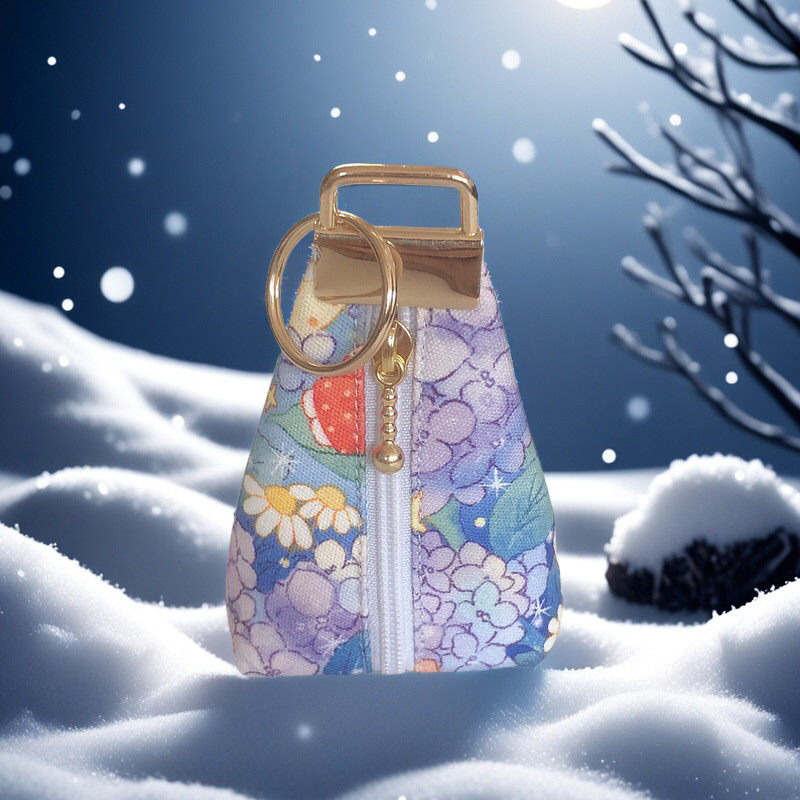 3310 布艺钥匙包迷你小包简约锁匙袋女生可爱拉链款零钱包车