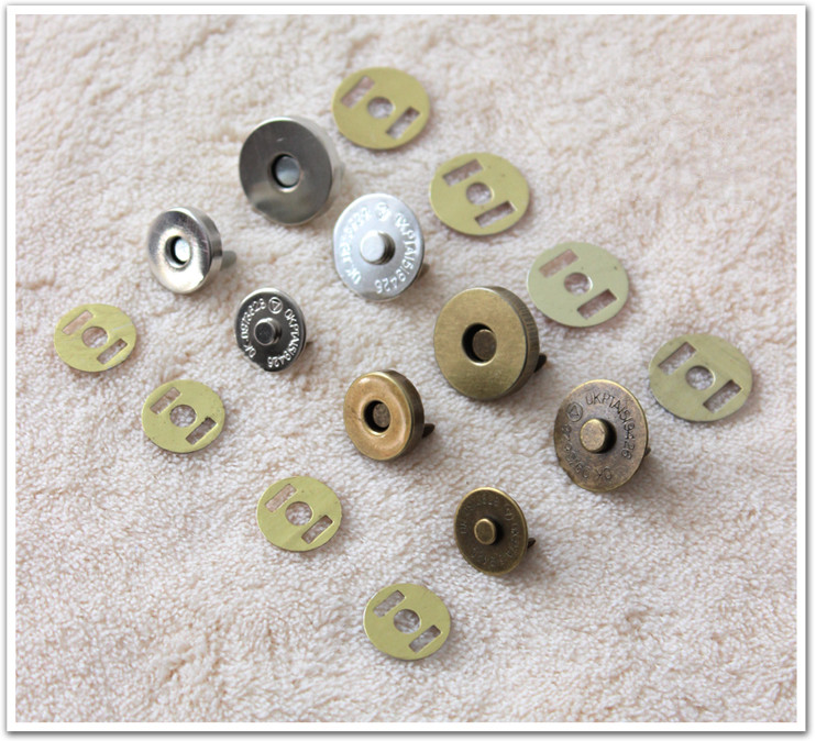 金属磁扣手工diy配件箱包圆形