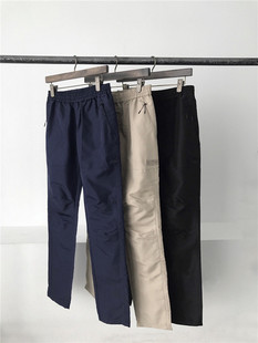 宽松休闲裤 KITH基础BOX小刺绣复古功能性梭织运动裤 男女同款