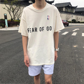 高品质FOG FEAR OF GOD第七季主线联名短袖T恤NBA OS宽松男女同款