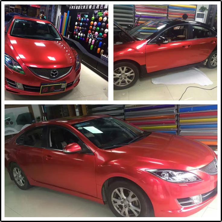 极光糖果亮面车身贴纸改色膜