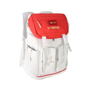 2024中国大学生羽毛球队victor胜利羽毛球双肩背包青年比赛大容量