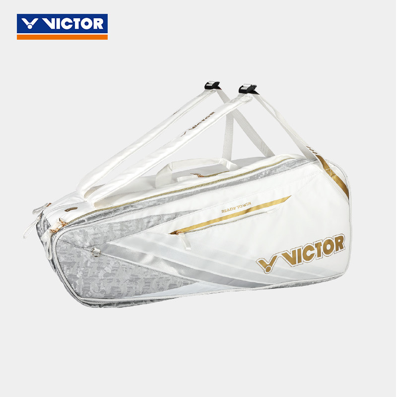 新VICTOR胜利羽毛球包6支装拍包大容量矩形便携双肩手提包BR5260