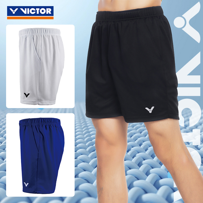 victor羽毛球短裤男薄款速干透气