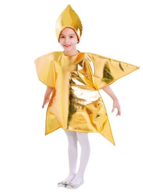 六一节cosplay儿童服装星星扮演服 圣诞节流星恒星派大星表演服装