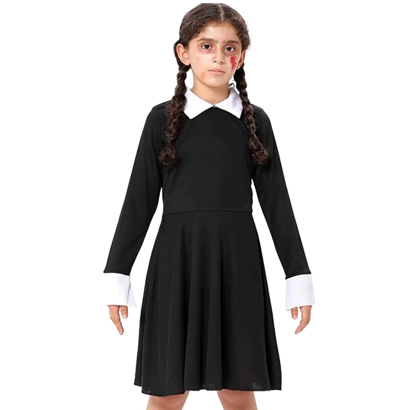 万圣节cos衣服星期三公主裙