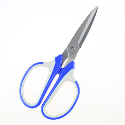HP-4433橡胶把手大剪刀 整长19cm胶手柄上9.5cm最大宽9cm办公文具