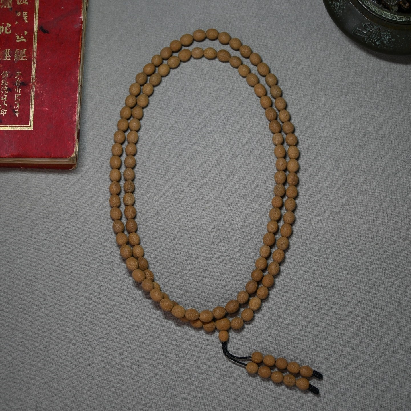 30年老籽原皮五线菩提手串