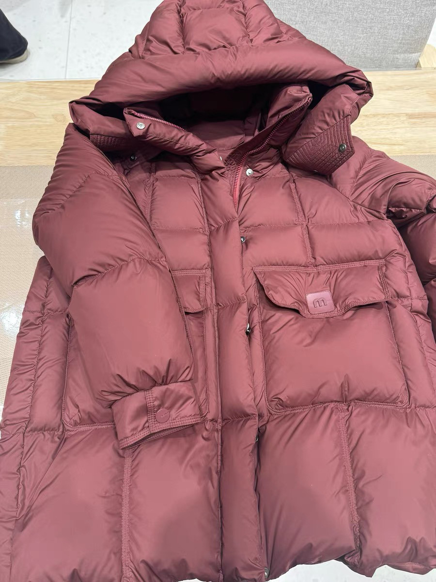 羽绒服女中长款连帽2024冬季新款韩版泡芙羽绒服大口袋洋气抗寒