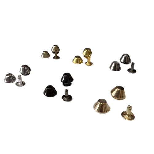 箱包配件塔钉箱包底座浅金色1.2厘米水桶钉泡钉撞钉脚钉包底螺丝