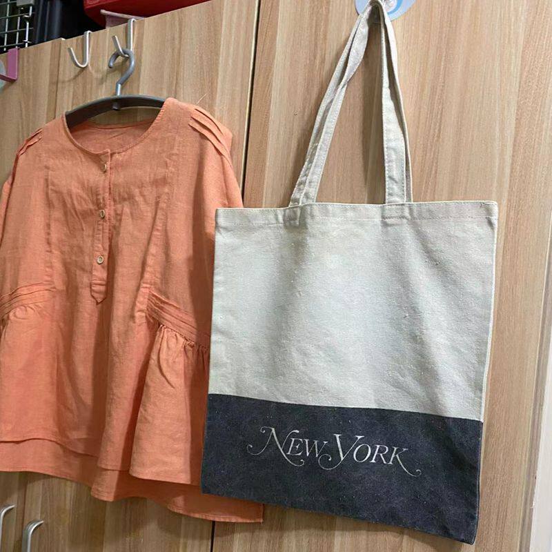 加厚帆布包单肩手提女包外贸环保文艺布包水洗帆布袋特价清仓包邮