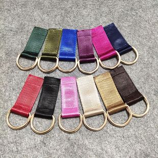 改造包包配件箱包侧挂扣挂环尼龙材质包带吊扣2 3.2厘米宽D扣