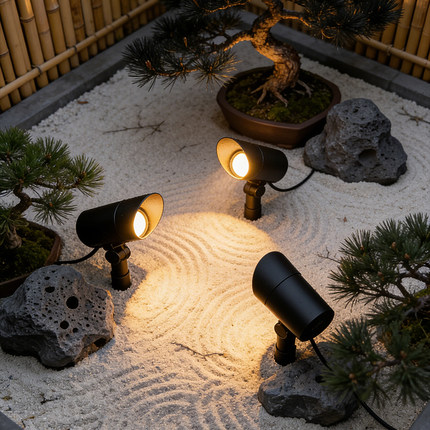 户外射灯led防水照树灯射树灯室外景观草坪灯地插灯投光灯草地灯