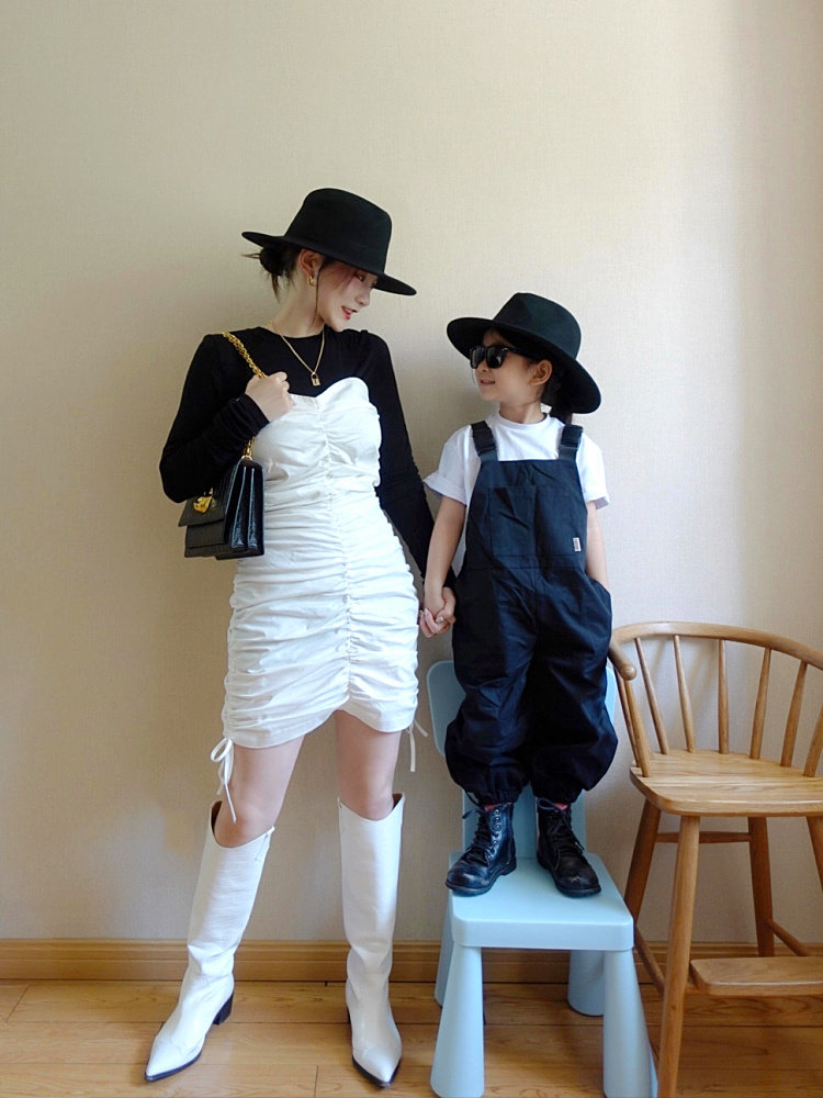 HAHA秋冬亲子款 黑色爵士顶礼帽羊毛毡气质百搭韩国ins风儿童帽子,服饰配件/皮带/帽子/围巾,帽子,淘宝优惠券,粉丝福利购,淘宝优惠卷