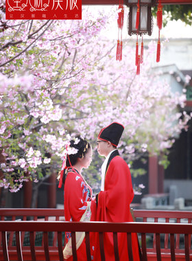 唐风非古装中式时代婚礼定制汉服