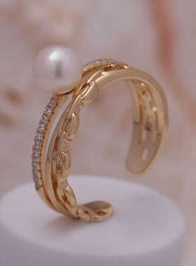 高级感复古戒指托s925纯银轻奢