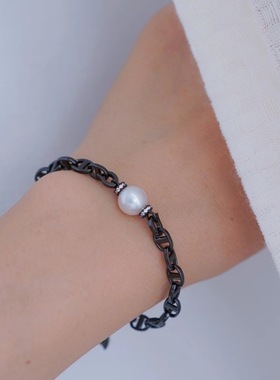 s925纯银日韩版时尚猪鼻手链