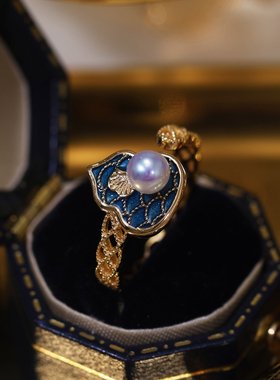 s925纯银复古镂空蕾丝戒指托