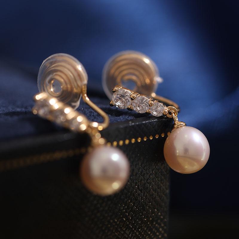 蚊香盘皇妃耳夹s925纯银经典时尚