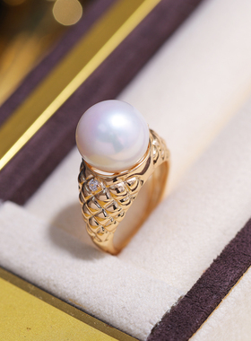 s925纯银简约大方气质戒指托