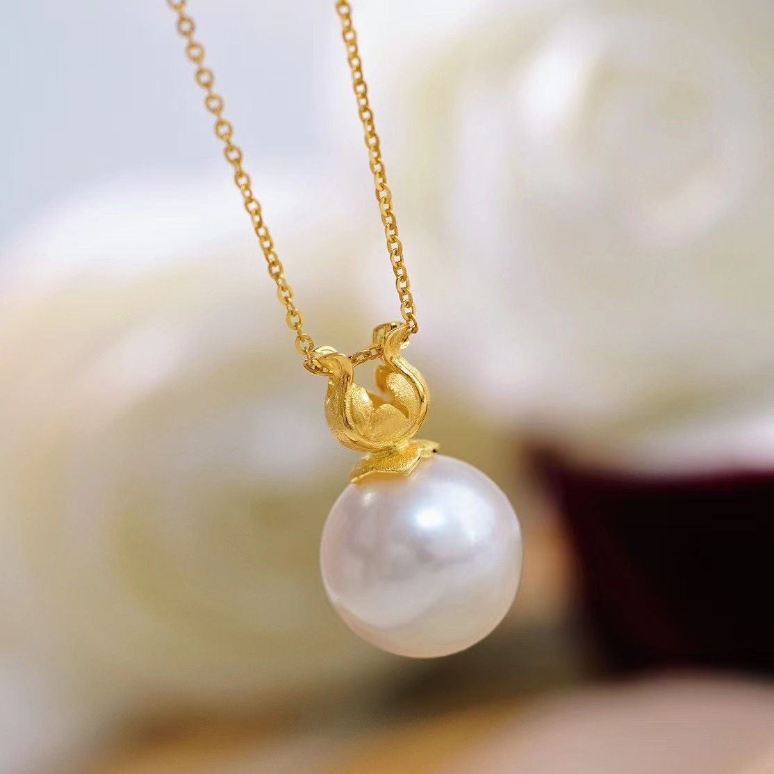 s925纯银韩版精致花卉时尚吊坠