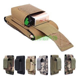 军迷户外战术运动腰包穿皮带迷彩烟盒手机包多功能小包molle挂包
