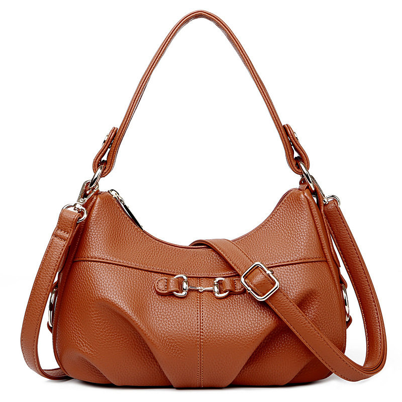 女用手袋漂亮女包包真皮手提包时尚腋下包单肩包女款斜挎包牛皮包