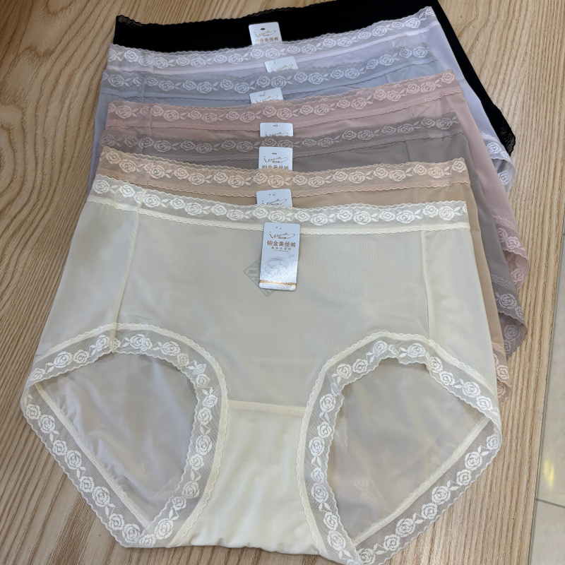 樱姿娜轻奢女王铂金冰丝裤内裤