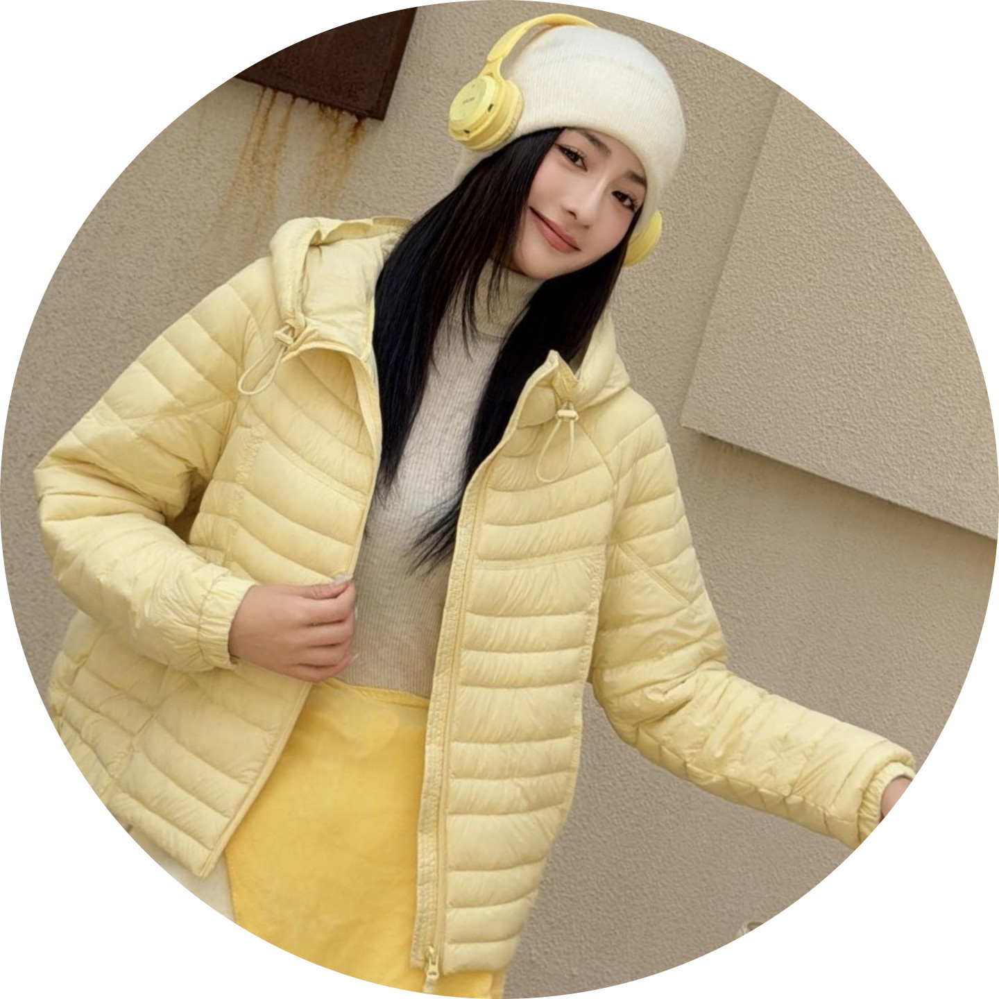 26新款多巴胺色90白鸭绒潮流羽绒服