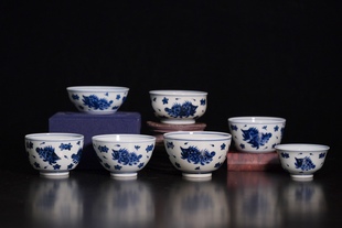 远山堂 桃花鳜鱼杯 原立明堂画师亲献