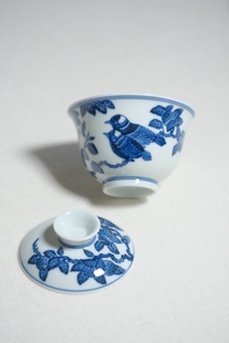 远山堂 白头偕老 盖碗 130cc 原立明堂画师亲献