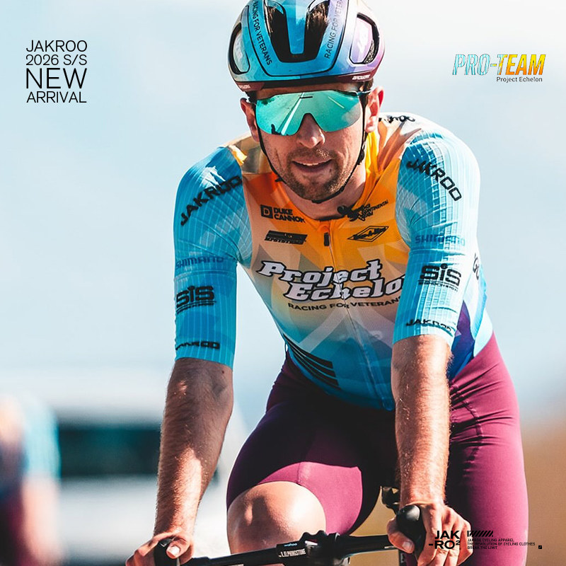 捷酷26新品春夏Project3.0连体服骑行服速干男款车队款竞技双箭头