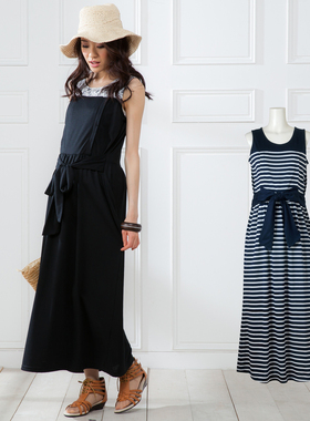 出口日本夏季无袖孕妇连衣裙孕产两用哺乳连衣裙孕妇裙F335