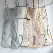 推荐 出口日本秋冬保暖毛绒婴儿推车垫背带垫坐垫椅垫安全座椅垫