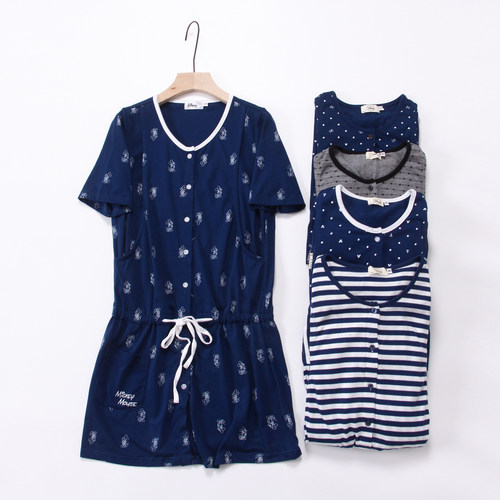 孕妇喂奶袍月子服哺乳家居服