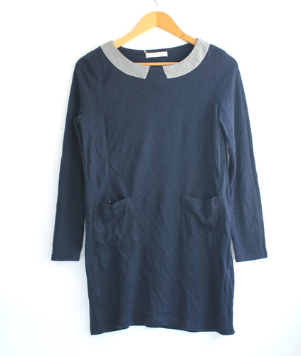 YT106出口日式春秋长袖孕妇针织衫  哺乳连衣裙喂奶裙W142