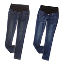 N548 显瘦高弹力孕妇铅笔牛仔裤 出口日本春秋孕妇牛仔裤 小脚牛仔裤