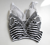 日式 棉质无钢圈舒适孕妇内衣背心胸垫可取睡眠哺乳文胸背心K263