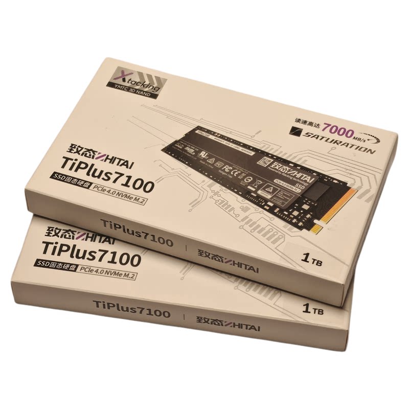 致态TiPlus7100 1TB SSDNVME PCIe4.0 M.2固态硬盘长江存储ZHITAI图片