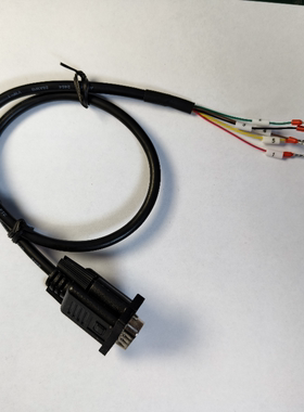 威纶通MT6103IP/MT6000/8000触摸屏与三菱FX5U PLC连接线/通讯线