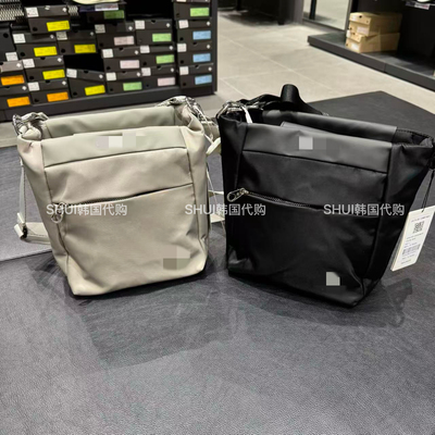 SHUI韩国代购D24折扣女款休闲百搭手拎单肩斜挎包SP322UBG71