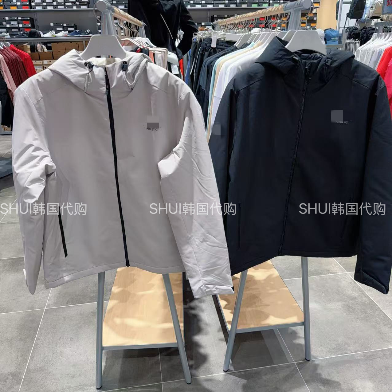 SHUI韩国直邮25折扣男款冬季休闲3M连帽休闲棉服外套SQ421XPDO1