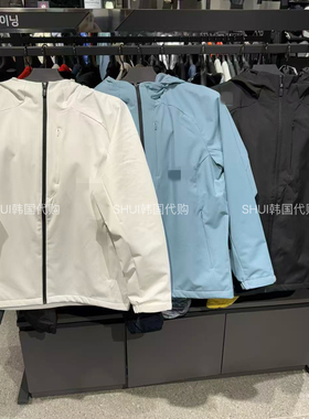 SHUI韩国直邮D26新款春秋休闲百搭男女同款连帽冲锋衣SR123UJK11