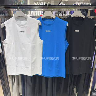 SHUI韩国直邮26新款 男款 联名速干圆领坎袖 背心上衣SR221IST53 夏季