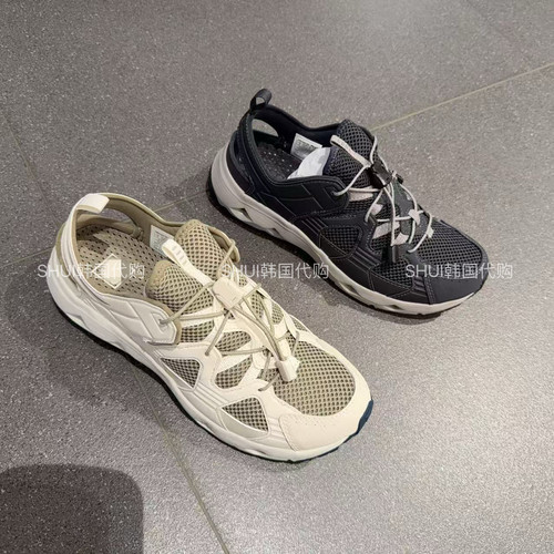 SHUI韩国直邮 折扣夏季男女同款网眼透气休闲鞋凉鞋1SM02780H正