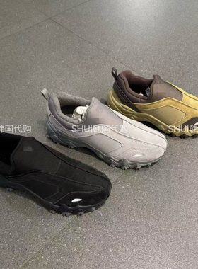 SHUI韩国代购FL折扣男女同款翻毛皮百搭运动鞋1RM02904G正