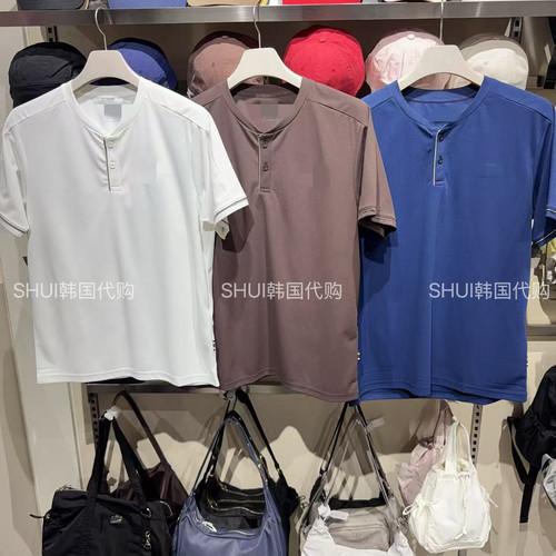 SHUI韩国直邮 26新款男女同款休闲百搭圆领短袖T恤FS262RS11U004