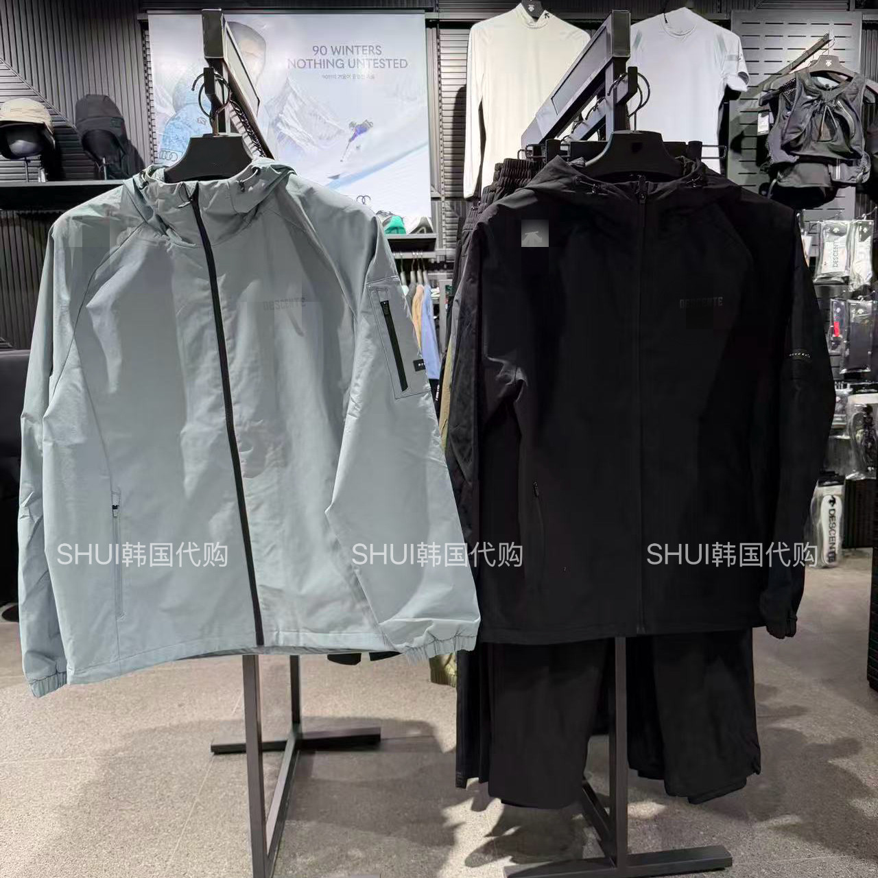 SHUI韩国直邮D26新款男女同款休闲百搭冲锋衣连帽外套SR123TWT22,运动服/休闲服装,运动风衣,淘宝优惠券,粉丝福利购,淘宝优惠卷